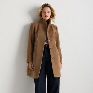 Quince Italian Wool Cocoon Coat